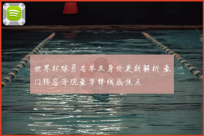 世界杯球员名单及身价更新解析 豪门阵容浮现豪华锋线成焦点